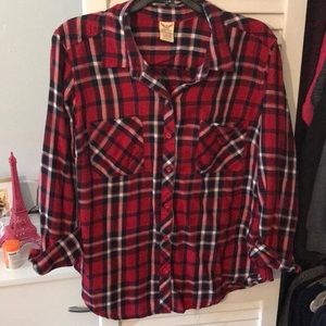 Flannel long sleeve shirt